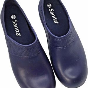 Womens Sanita Blue Professional Clogs Size 9-9.5